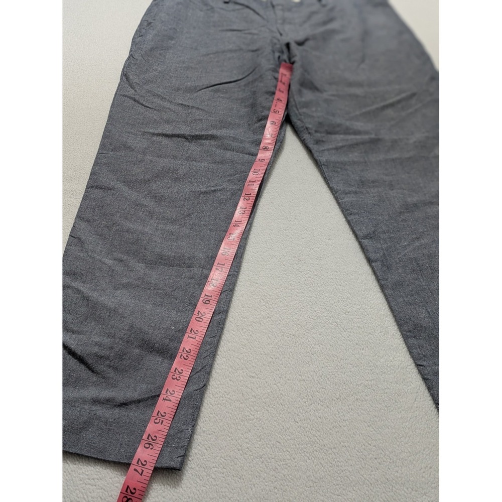 J. CREW Ludlow Slim fit suit pant Blue Baird McNutt Irish cotton Linen Size 34 - Picture 10 of 11